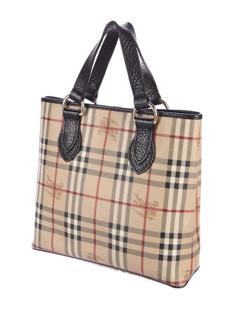 burberry small haymarket beige black check tote bag|burberry haymarket tote medium.